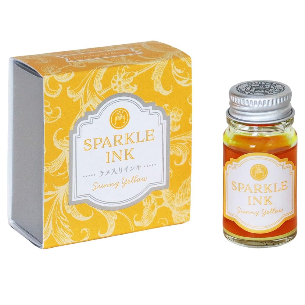

Teranishi Chemical Guitar Sparkle Ink 12ml Sunny Yellow SPA-12ML-T49