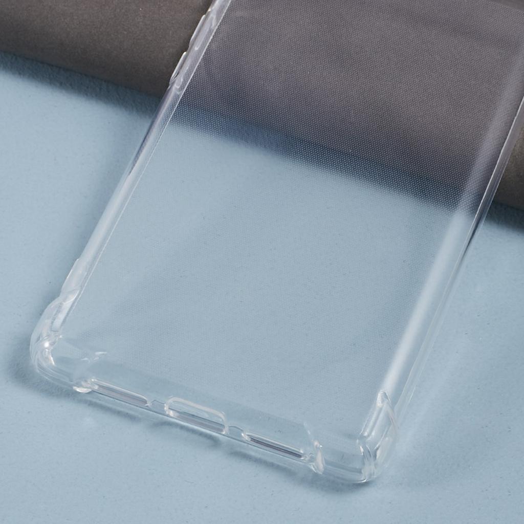 For Google Pixel 6 Pro 5G Clear TPU Case Four Corner Anti-drop Phone Cover
