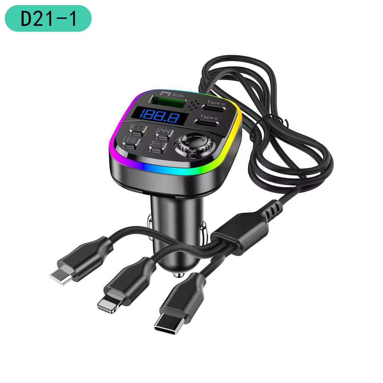 

3-in-1 Bluetooth FM Transmitter & Car Charger with EQ and MP3 Player