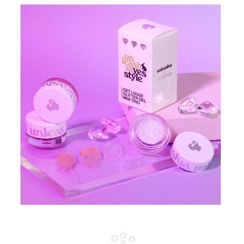UNLEASHIA Gevşek Simli Jel Mini Üçlü Set YesStyle Özel Seti