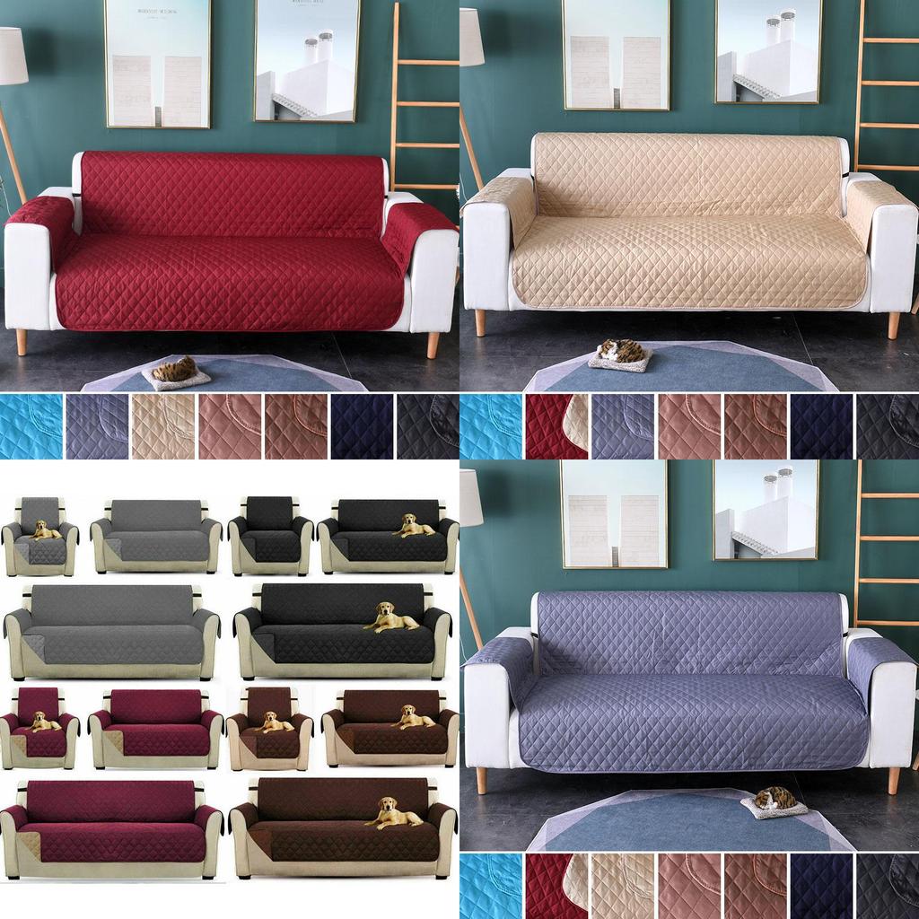 Luxuriöse Wende-Stepp-Sofahülle MöbelSchutz mit weicher Mikrofaser