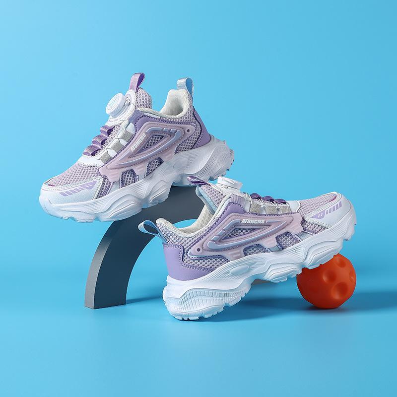 

Classmates Children s Little White Shoes Double Mesh Shoes Spring and Autumn New Button Shoes 2025 Games Breathable Running Shoes 40