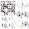 "44-Piece Electroplated Christmas Ball Decoration Gift Set"