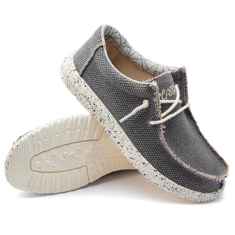 Scarpe Estive da Uomo in Tela Sneakers di Jeans Scarpe da Uomo in Tela Mocassini Traspiranti Scarpe Vulcanizzate Scarpe da Ginnastica da Uomo Taglia Grande 48