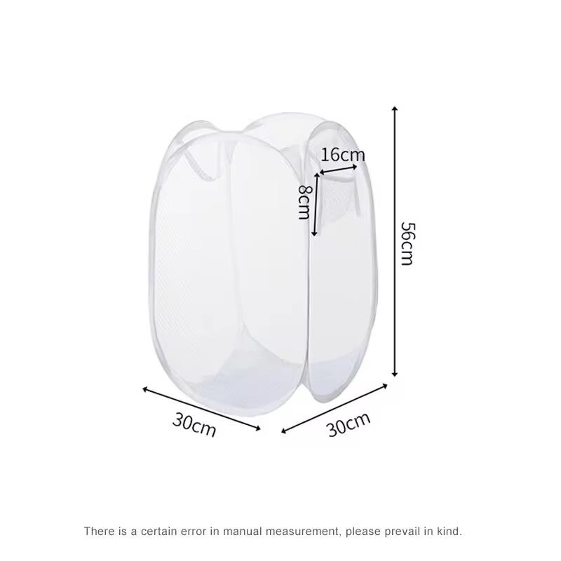 Cesta para ropa sucia, esqueleto, ventilada, plegable, fácil de almacenar, portátil, de gran capacidad.