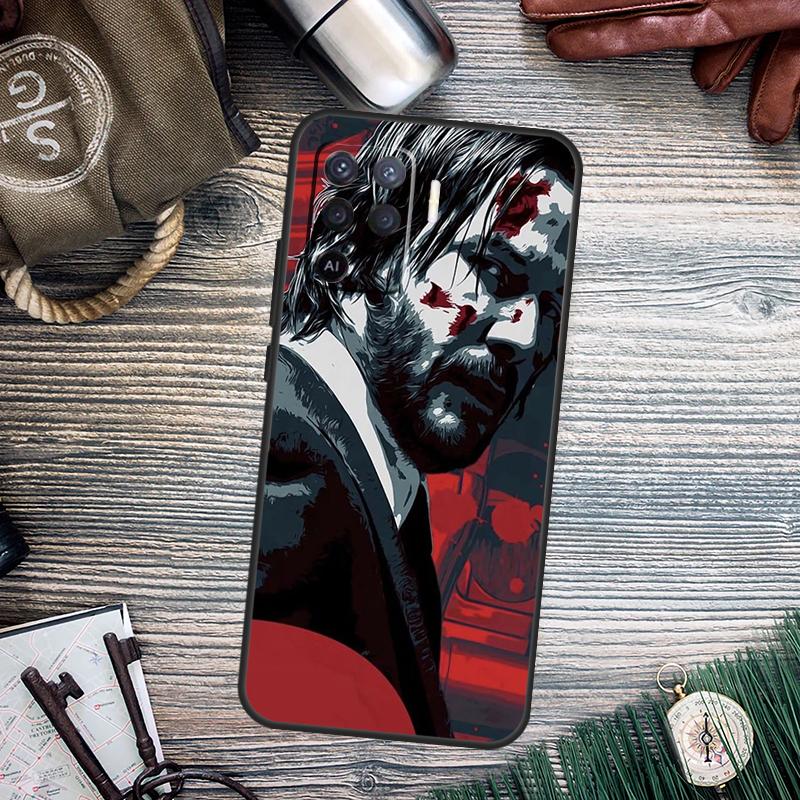 John Wick Movie For OPPO A74 A94 A54 A58 A78 A98 A16 A76 A96 A15 A17 A77 A5 A9 A52 A72 A79 A57S A53S Case