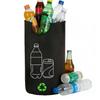 82L Oxford Cloth Aluminum Handle Recycling Bottle Storage Bag Dirty Clothes Basket Home Storage Folding Recycling Bag