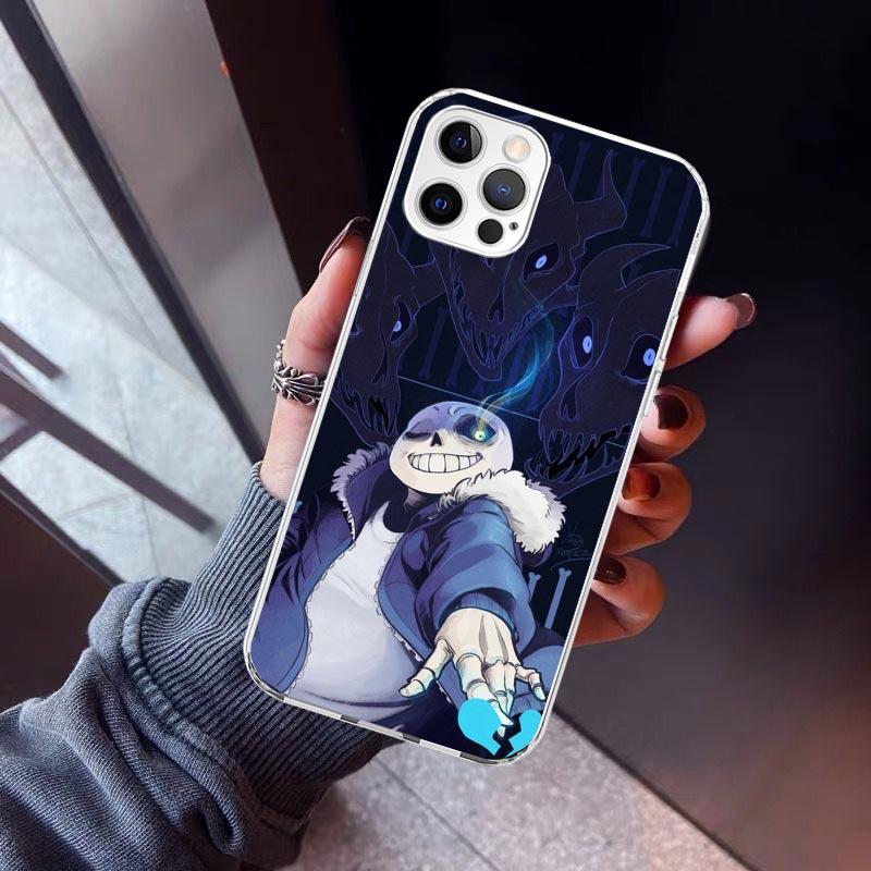 Undertale Papyrus Sans Doggo Phone Case For iPhone 17 Air 16 15 Pro Max 14 Plus 13 Mini 12 11 Cover 7 8 SE Silicone Shell Print