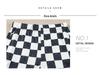 Shiying Checkered High Waist Wide Leg Pants - Casual, Fashionable, Versatile, Simple European and American Style.