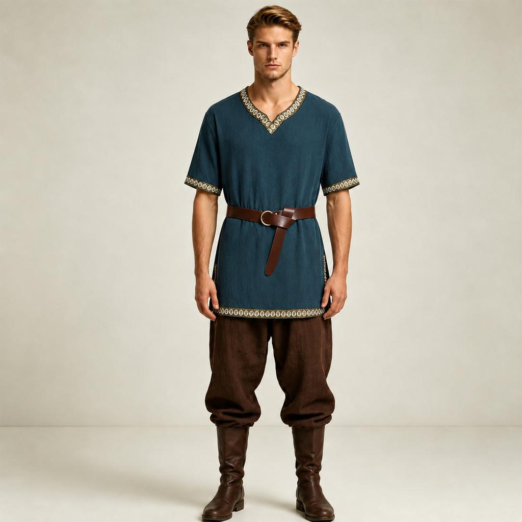 Men's Costume with Waistband for Halloween