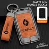 Leather Car Key Case For Renault Megane Grand Scenic Kadjar Laguna Koleos Fluence Talisman Espace Dacia Sandero Protection Shell PP2