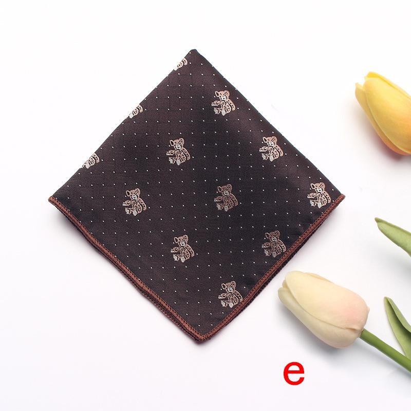 Striped Flower Type Men'S Suit Pocket Towel Men'S Business Retro Suit Chest Towel Small Square Towel