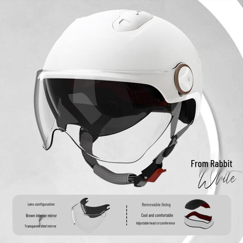 Lishi L018 Summer Half-Face Electric Scooter Helmet One Size