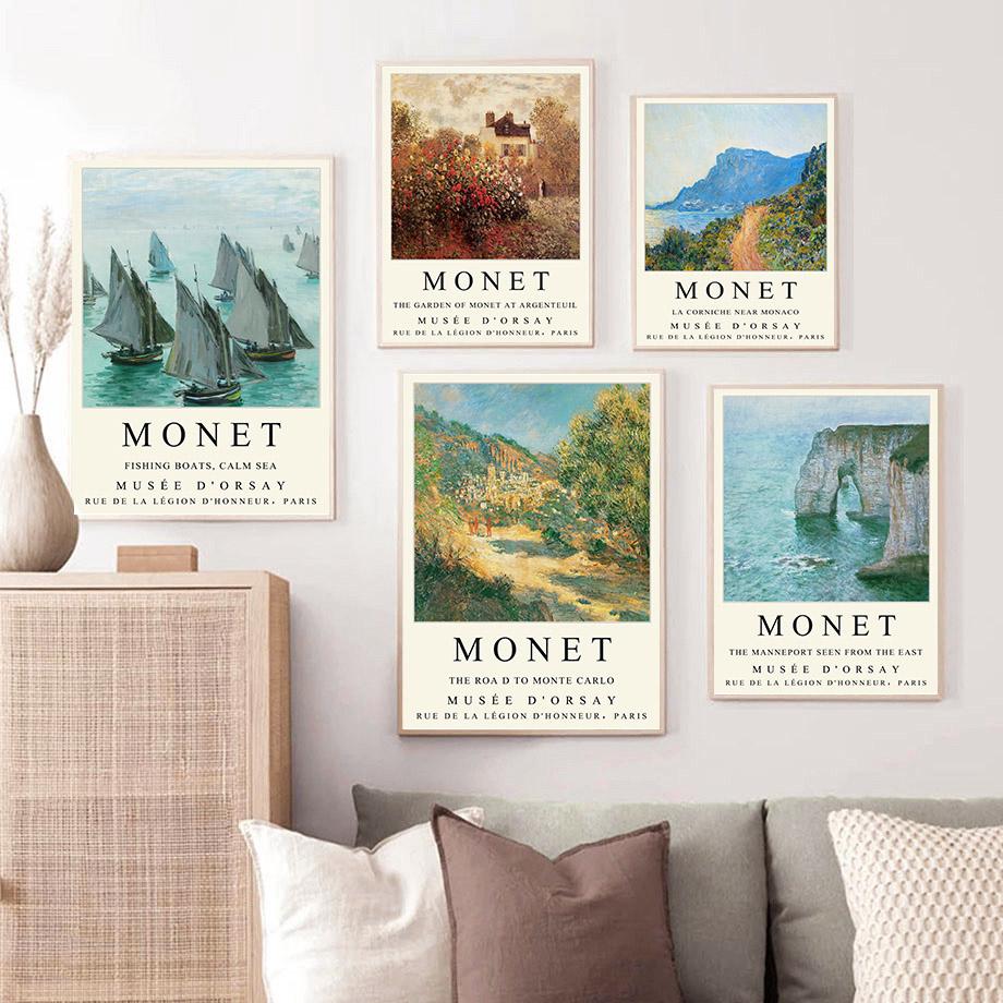 Van Gogh Abstract Landscape Prints and Posters Great Work The Starry Night Canvas Painting Decorations for Living Room Wall Art