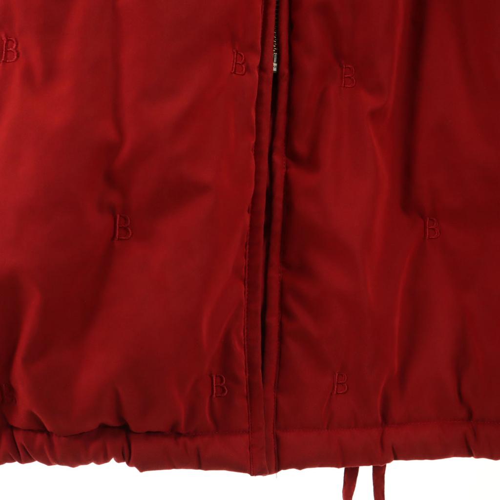 Burberrys 90er Jahre Old B Stickerei Steppmantel 7AR Rot Sanyo Shokai Damen Gebraucht