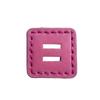 5pcs Creative Large Square Buttons 3.8cm Side Length Colorful PU 2-hole Buttons Winter Coat Large Buttons