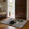 KKaisen Fushiguro Toji Anime Fußmatte Weiche Flanell-Absorbierende Matte Rutschfester Teppich Zuhause Schlafzimmer Badezimmer