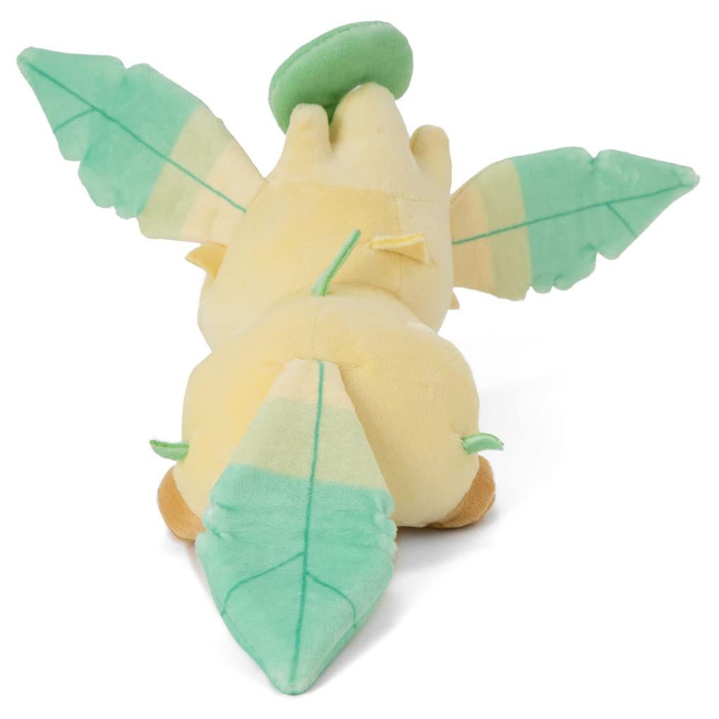 TAKARATOMY A.R.T.S. Pokemon Sleeping Friend Plush Toy S Leafeon Width approx. 36cm