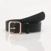 Womens Korean Stylish Vintage Pu Leather Belt Featuring Square Buckle Design