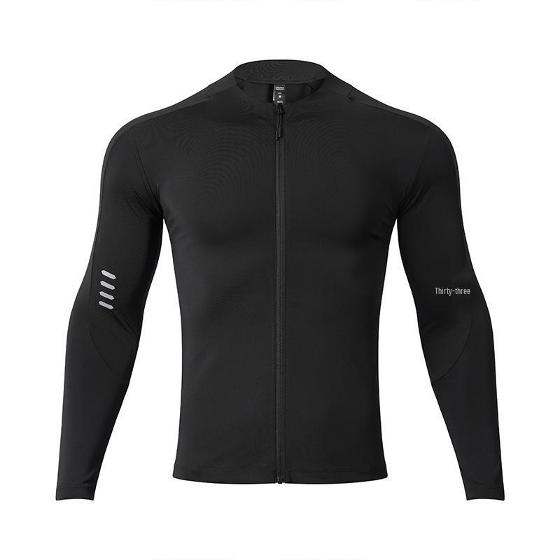 Men's Quick-Dry Long Sleeve Cycling Jersey & Running Suit
