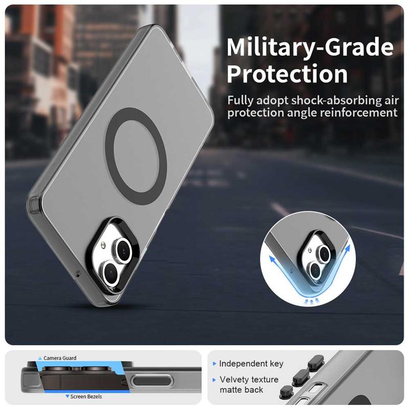 For Samsung Galaxy A06 4G Case Magsafe Wireless Charging Cover Samsung Galaxy A06 A16 A26 A36 A56 5G Matte TPU Phone Case Bumper