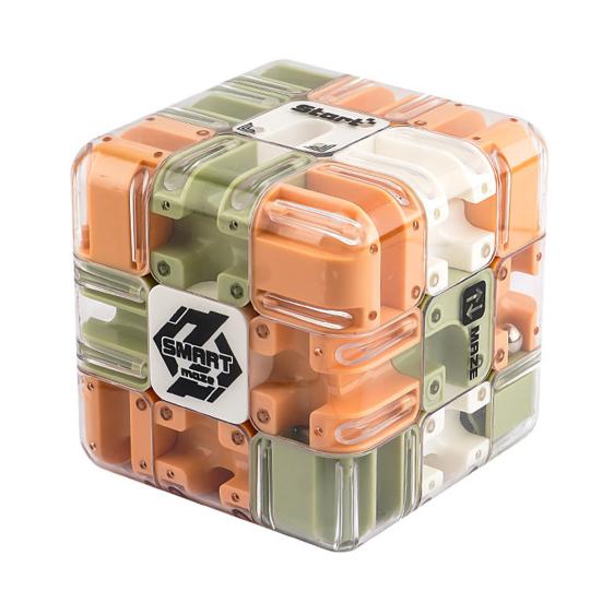 1/2Pcs 3D Puzzle Maze Cube Educational Brain Teaser Handheld Rolling Ball Maze Cube Spatial