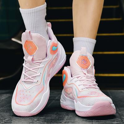 Zapatos de baloncesto zapatos de hombre verano nuevo absorción de impactos zapatos deportivos reales de hombre transpirables zapatillas de estudiante botas de talla grande para niñas