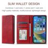 Leather Wallet Card Phone Case for iPhone 15 Pro Max 14 Plus 13 12 Mini 11 For Samsung Galaxy S23 Ultra S22 S21 S20 FE A54 A34 A14 A73 A53 Flip Cover