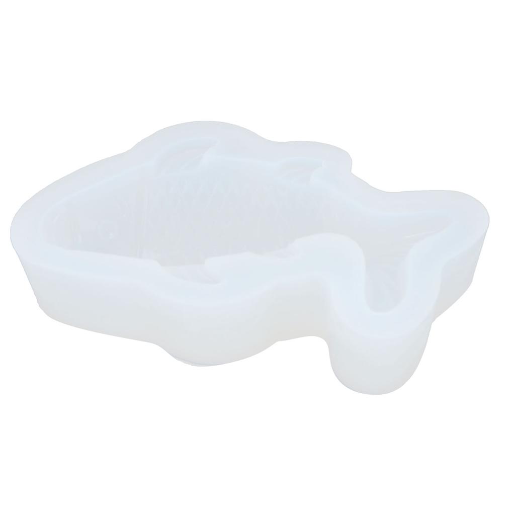 Fish Silicone Mold White DIY Fondant Cake Chocolate Ice Cream Soap Making Accessories