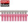 200/10Pcs Christmas Candy Cane Decoration Twisted Plastic Candy Cane Party Christmas Tree Hanging Twisted Crutch Xmas Pendants