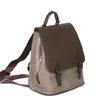 Genuine Leather Match Color Cowhide Women's Bag Simple Backpack Women's Schoolbag