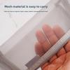 Simple Transparent Mesh Pencil Bag Three-dimensional Triangular Stationery Bag for Men and Women