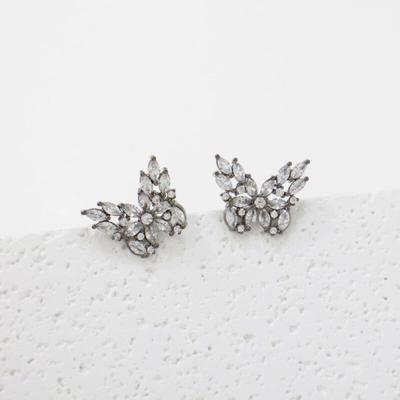 Women's Petite Butterfly Cubic Zirconia Earrings