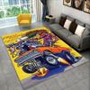 3D Rat Fink Cartoon Racing Car Moto Sign Carpet Rug for Bedroom Living Room Sofa Doormat Home Decor,Kid Game Area Rug Non-slip