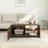 Coffee Table Smoked Oak 102x50x45 Cm Particleboard
