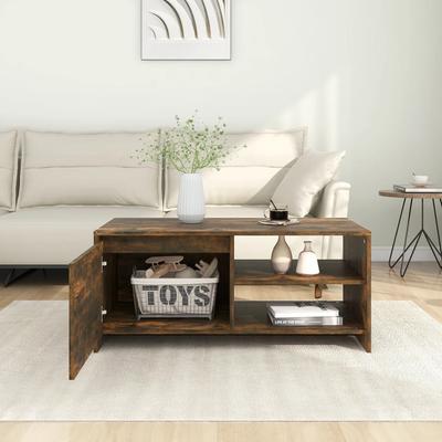 Sehpa Füme Meşe 102x50x45 cm Yonga Levha