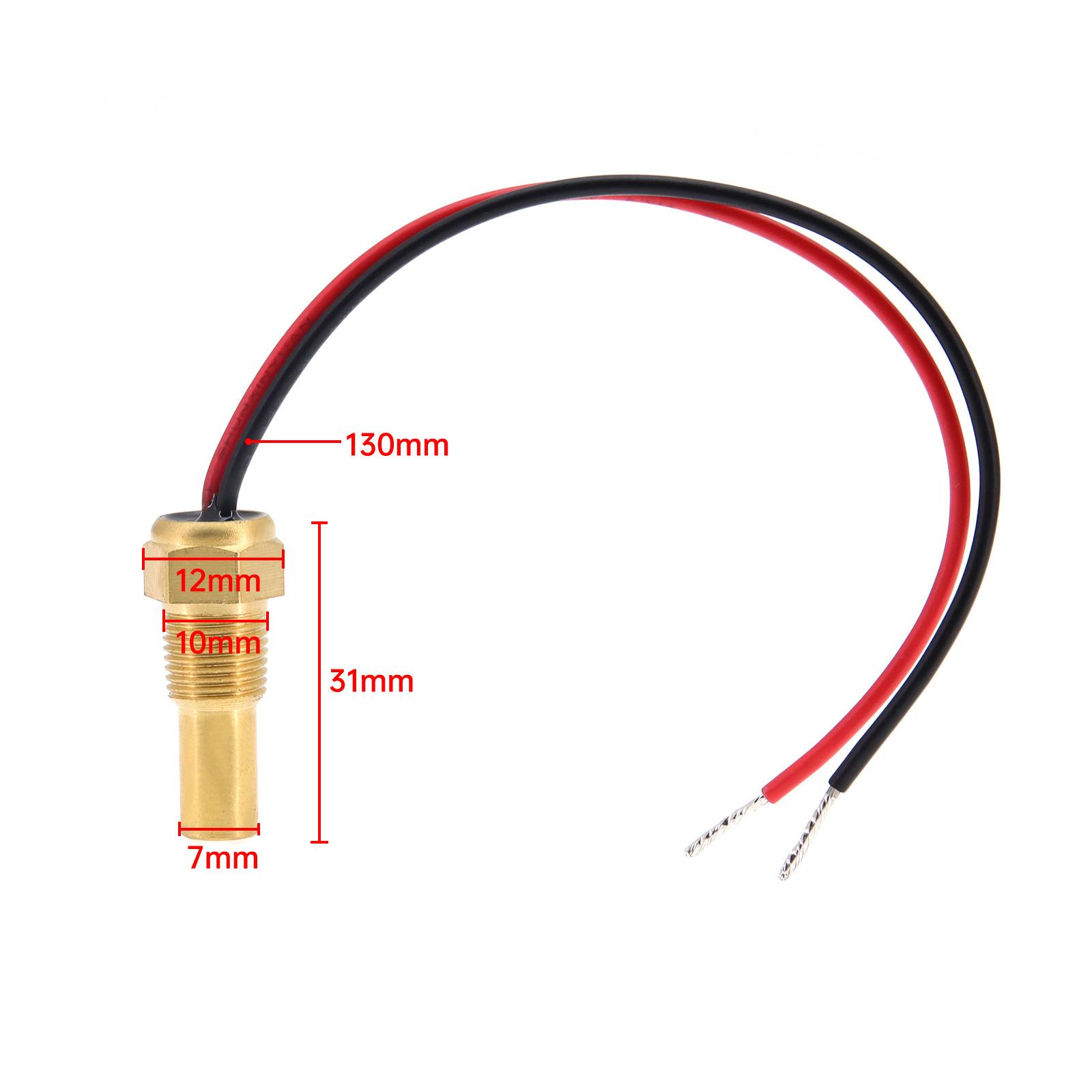Universal Water Temp Sensor 1/8NPT Thread For Car Boat Water Temp Gauge Alarm Temperature Sensors Sender Unit ized Sensors customized sensor