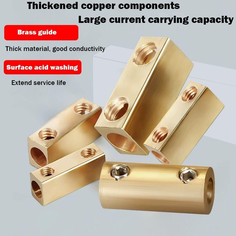 High Current High Power Splitter With Heat Shrink Tubing Wire Connector Terminal Blocks