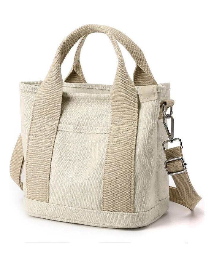 Hochwertige japanische Canvas-Tasche, modische und einfache Einkaufstasche mit großem Fassungsvermögen, Mehrzweck-Bento-Tasche für den täglichen Weg zur Arbeit