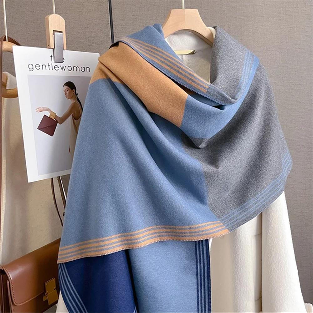 Winter Warm Cashmere Scarf For Women Thick Warm Shawl Neckerchief Pashmina Female Luxury Quality Shawl Wrap Bufanda Echarpe