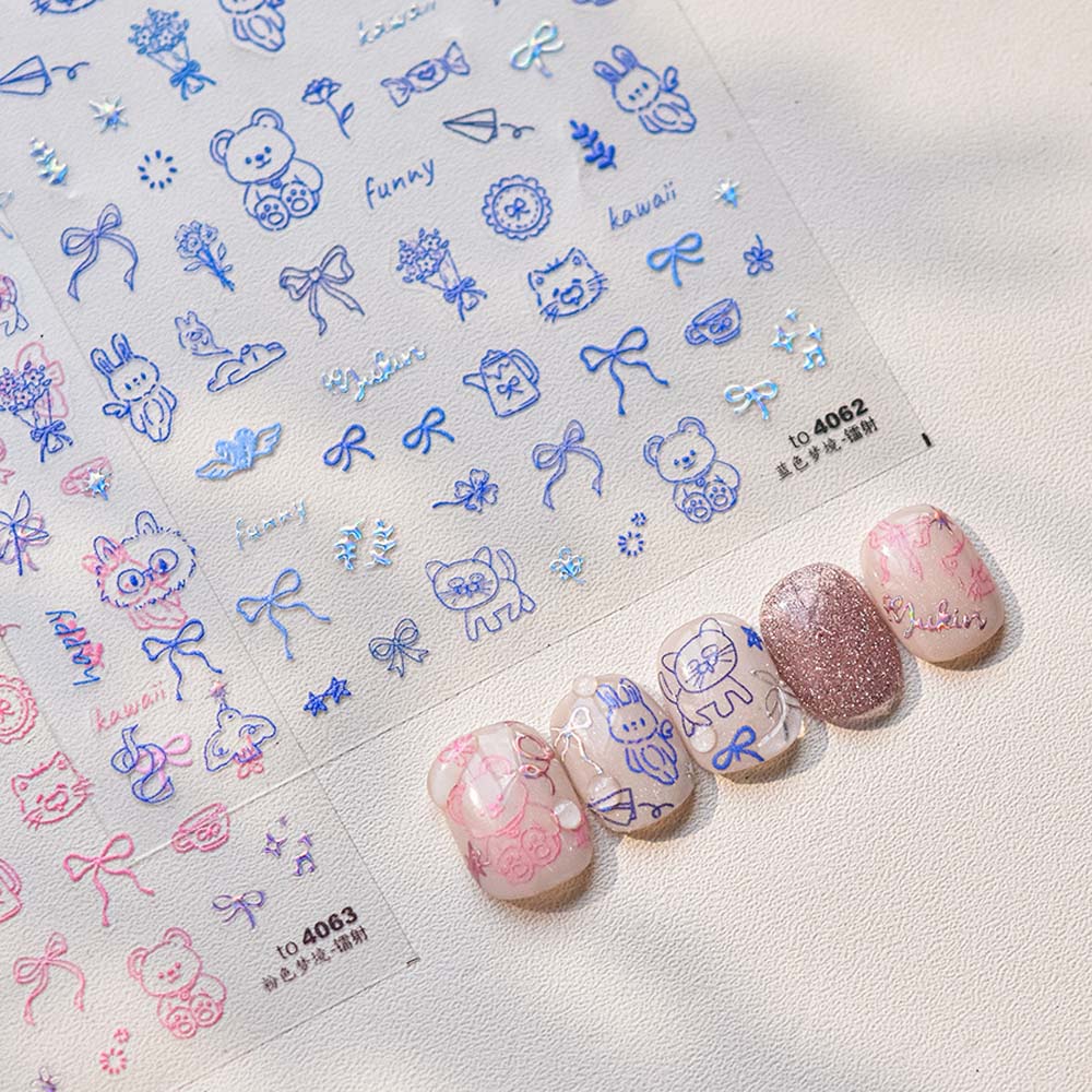 

Goldfish Ocean Nail Stickers Shiny Glass Dolphin Ocean Nail Decorations Lady/Girls