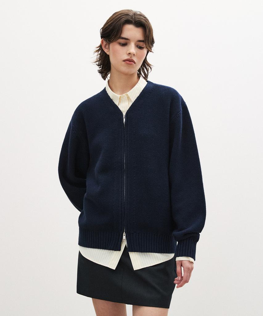SUARE WOMEN Honeycomb Zip-Up Knit - 4 Colors