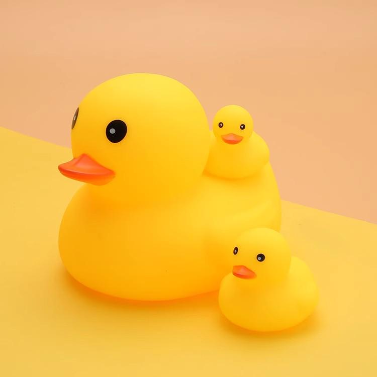 Yellow Waterproof Duckling Bath Toy - Floating Baby Bath & Pool Play