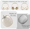 Applicable AirPods Max Over-Ear Headphones Transparent Glitter Silicone Case