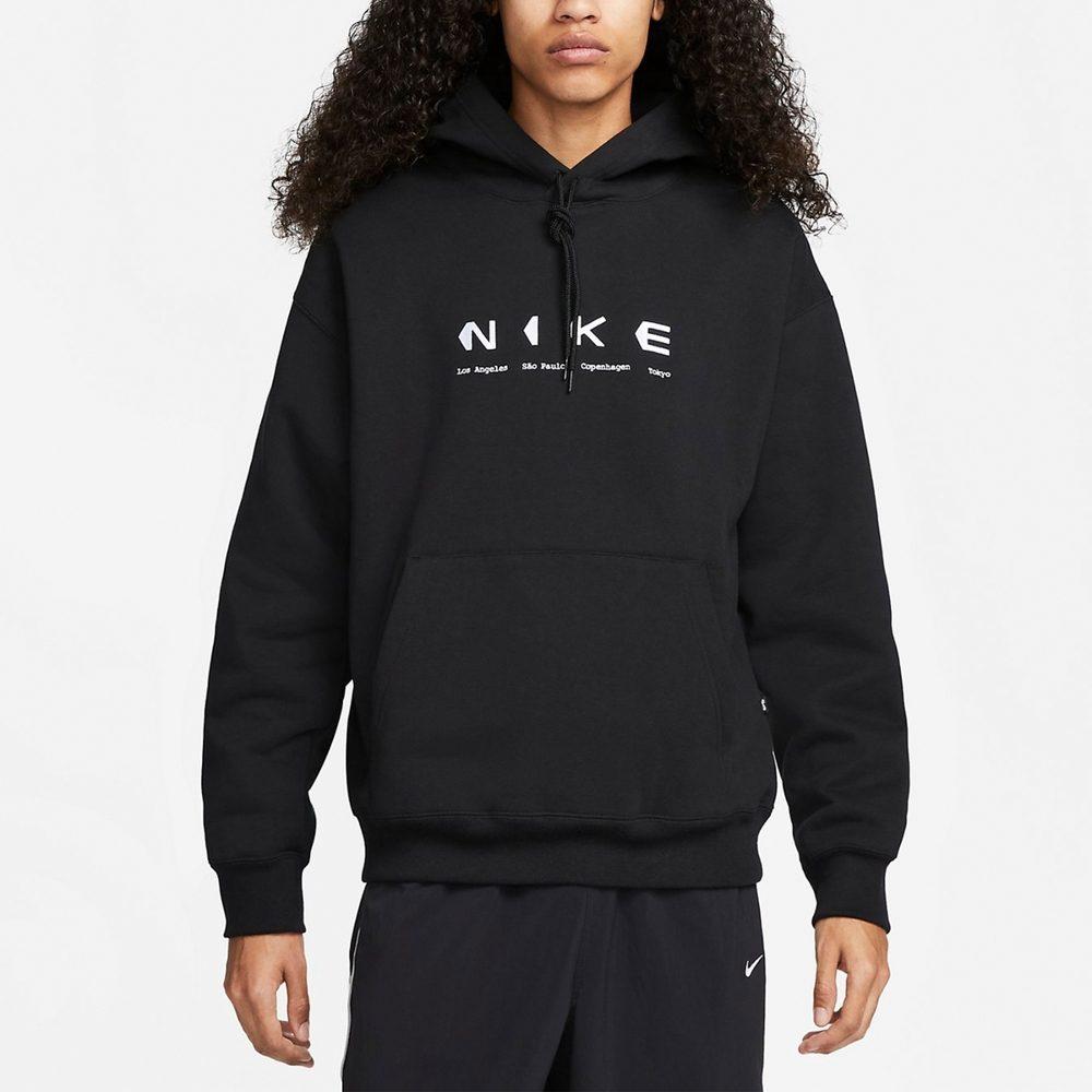 Nike Sweatshirts Unisex Black Hooded Moderate Other DV9047-010