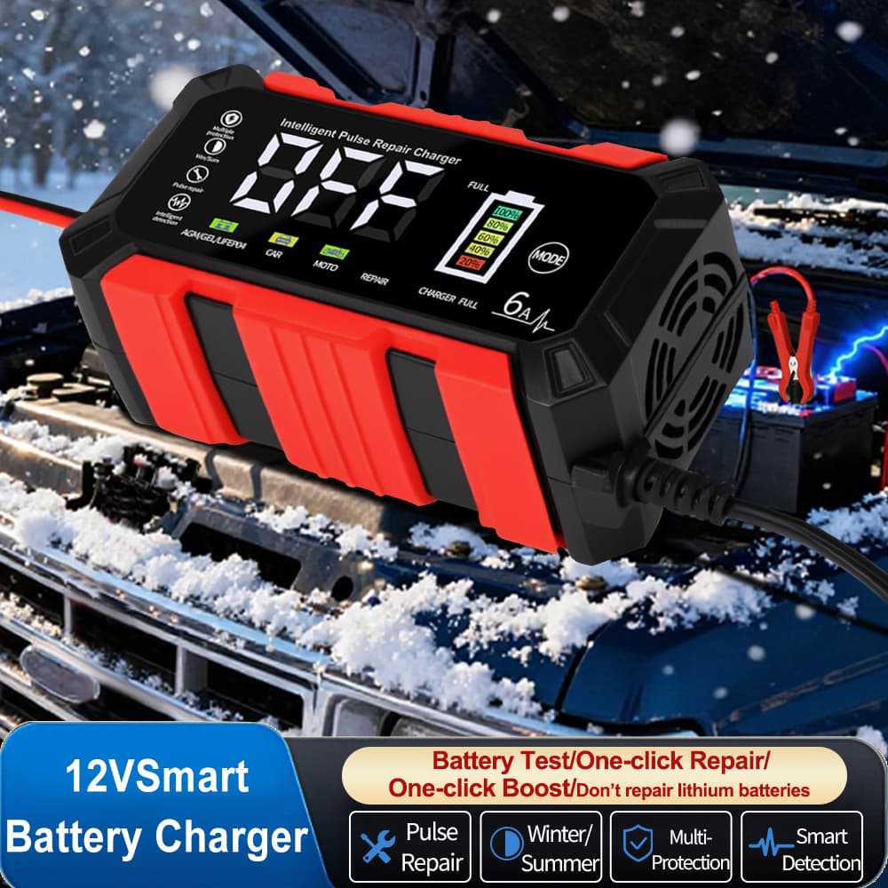 12V6A Intelligentes Batterieladegerät für Auto und Motorrad