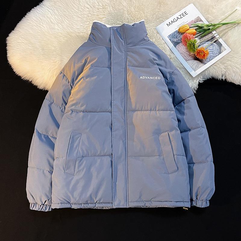 Winter cotton-padded women's new bread clothes loose stand-up collar down cotton-padded clothes trendy brand versatile cotton-padded jacket