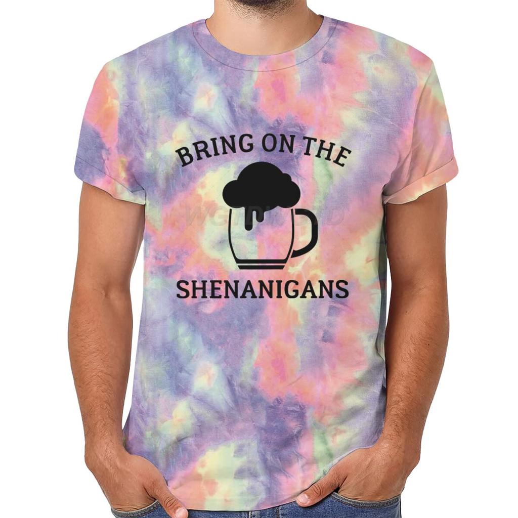 Irish Drinking Team Tshirt for Unisex St Patricks Day Beer Tee Round Neck Short Sleeve Tee Unisexs St Patricks Day Shirt