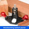 Woodworking Bottom Cleaning Shoulder Rabbet Plane Right Angle Plane Black Ebony Wood Planer