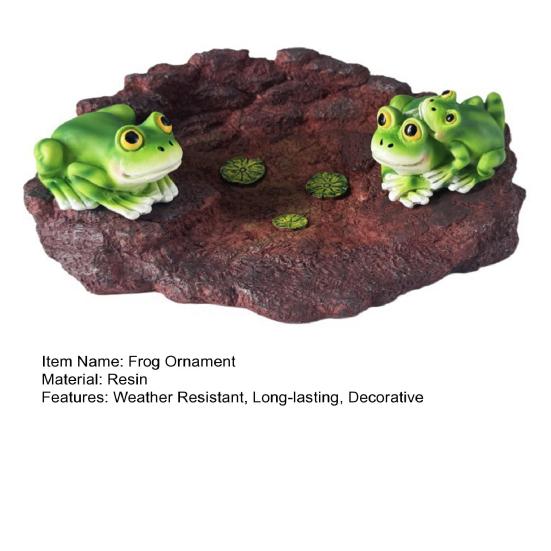 Frogs Gutter Guardian Rain Downspout Extension Frog Statue Decorative Splash Block Frog Figurine Rain Diverter for Garden Outdoor Decor
